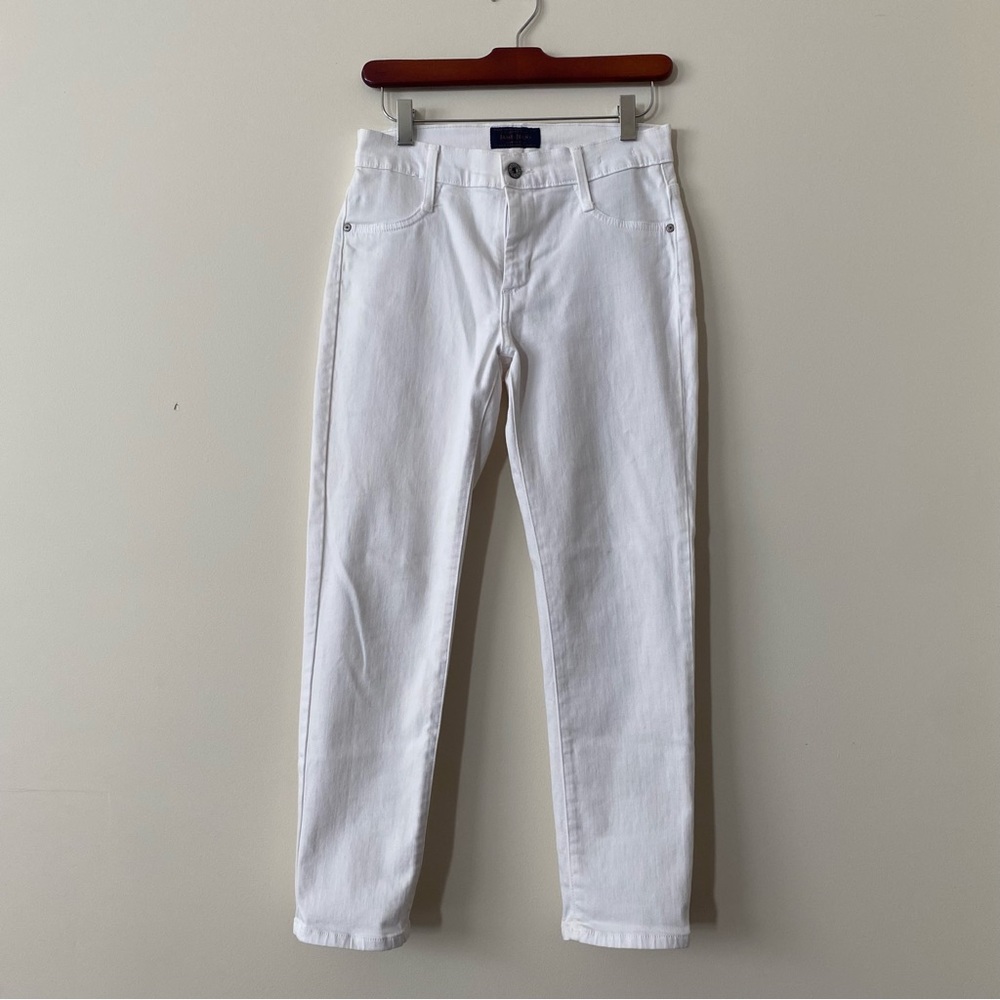 James Jeans White Twiggy Crop Jeans Size 27